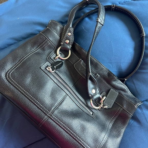 Coach | Black Leather Satchel Bag - Picture 12 of 12